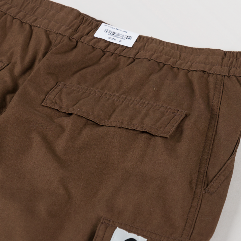 Carhartt WIP Womens Cargo Skirt Long Chocolate Rinsed-8