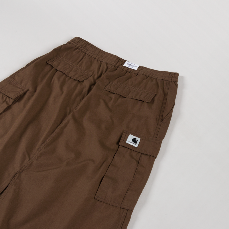 Carhartt WIP Womens Cargo Skirt Long Chocolate Rinsed-7