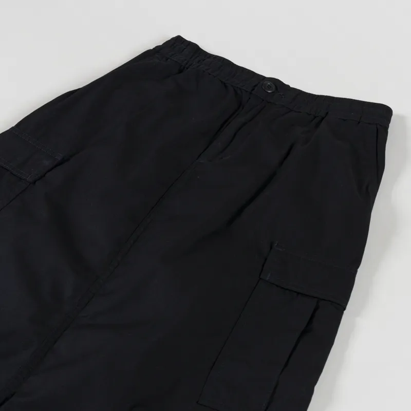 Carhartt WIP Womens Cargo Skirt Long Black Rinsed-6