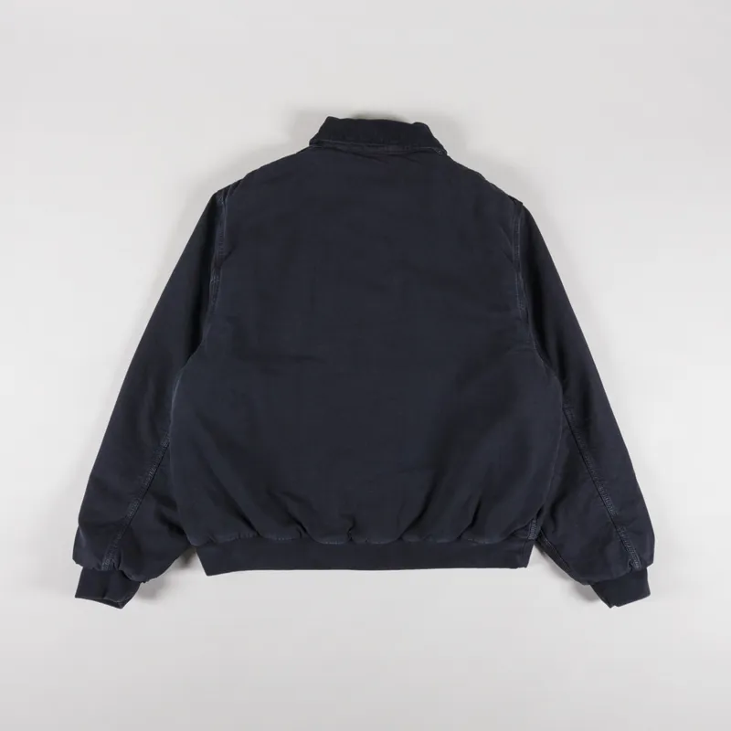 Carhartt WIP Stanton Jacket Black Stone Dyed-2