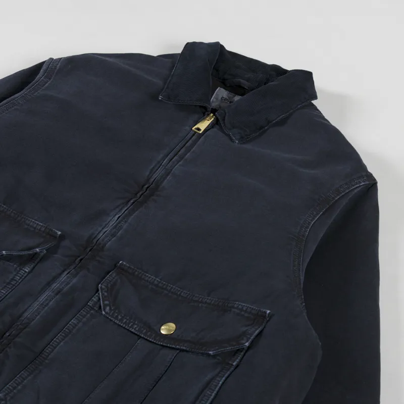 Carhartt WIP Stanton Jacket Black Stone Dyed-3