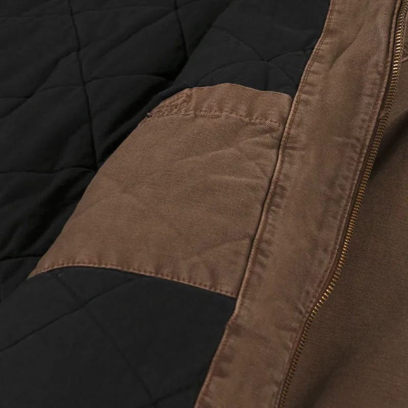 Carhartt WIP Stanton Jacket Chocolate Stone Dyed-10