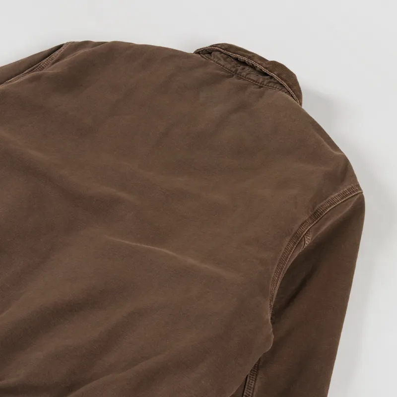 Carhartt WIP Stanton Jacket Chocolate Stone Dyed-5