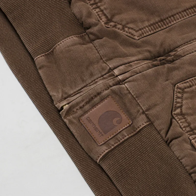 Carhartt WIP Stanton Jacket Chocolate Stone Dyed-9