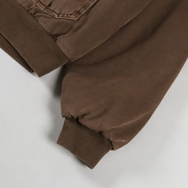 Carhartt WIP Stanton Jacket Chocolate Stone Dyed-12