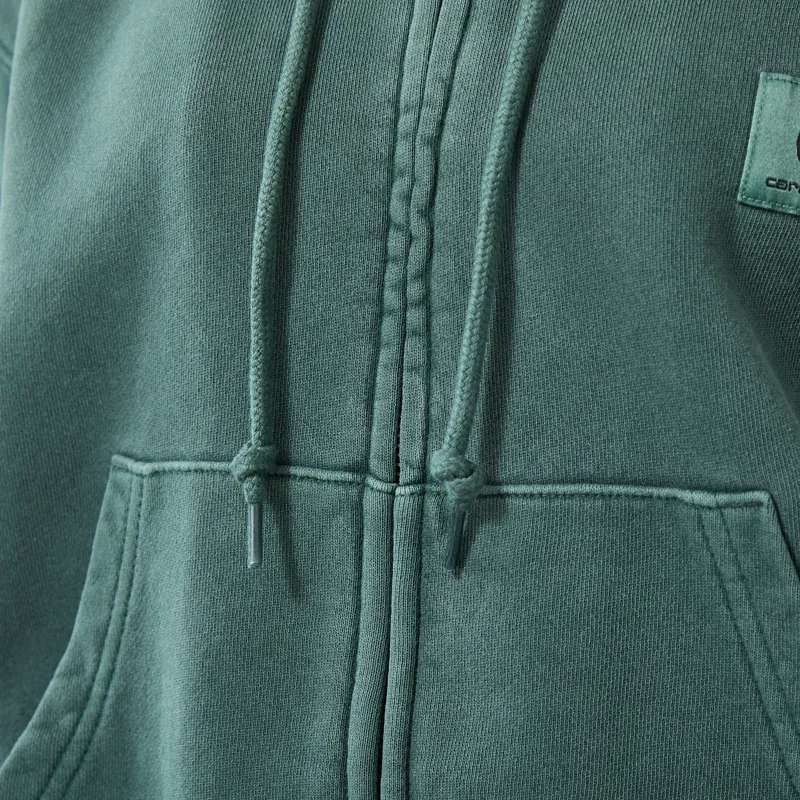 Carhartt WIP Womens Hooded Nelson Jacket Dark Scarab Garment Dyed-6