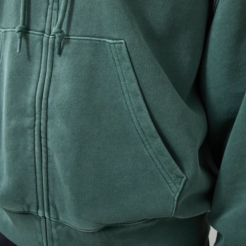 Carhartt WIP Womens Hooded Nelson Jacket Dark Scarab Garment Dyed-8
