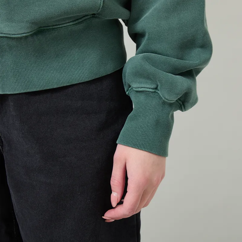 Carhartt WIP Womens Hooded Nelson Jacket Dark Scarab Garment Dyed-9