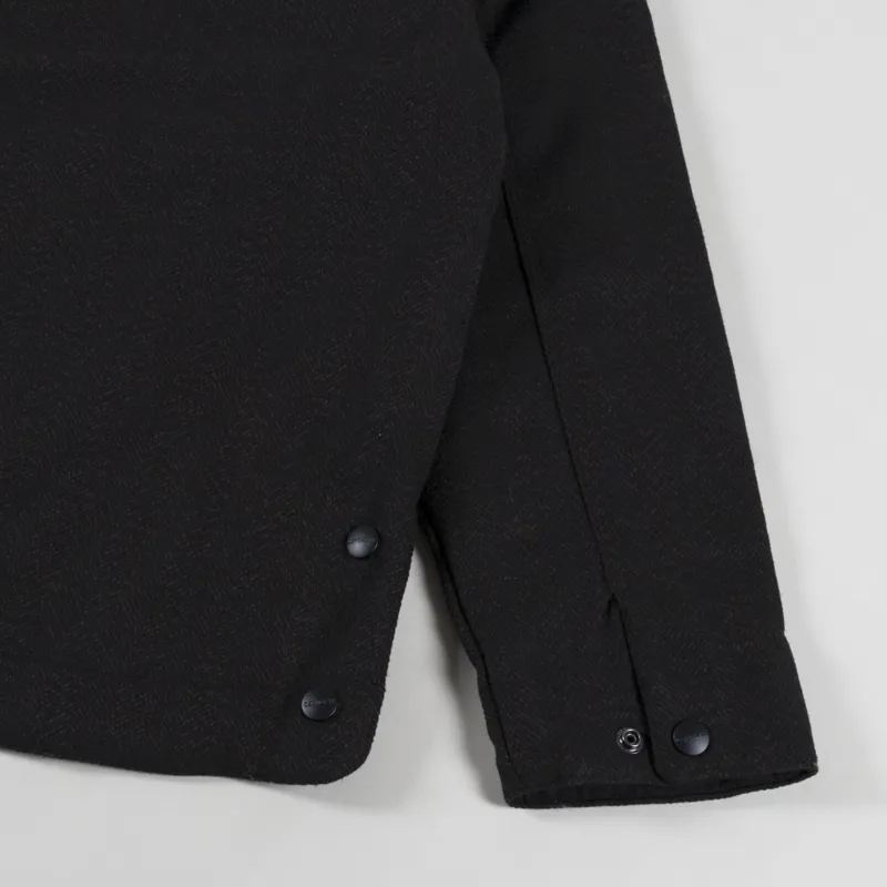 Carhartt WIP Mens Insulated Truman Wool Coat Chocolate Black