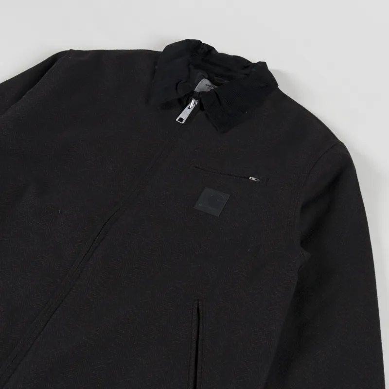 Carhartt WIP Mens Insulated Truman Wool Coat Chocolate Black