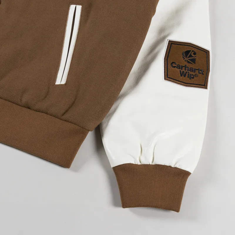 Carhartt WIP Brown Ducks Bomber Jacket Hamilton Brown Wax-13