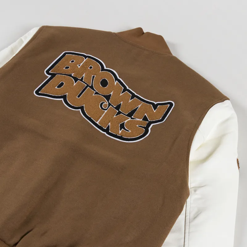 Carhartt WIP Brown Ducks Bomber Jacket Hamilton Brown Wax-4