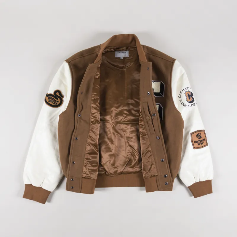 Carhartt WIP Brown Ducks Bomber Jacket Hamilton Brown Wax-1