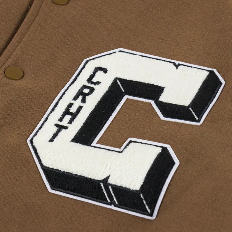 Carhartt WIP Brown Ducks Bomber Jacket Hamilton Brown Wax-12