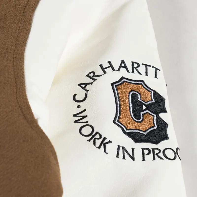 Carhartt WIP Brown Ducks Bomber Jacket Hamilton Brown Wax-9