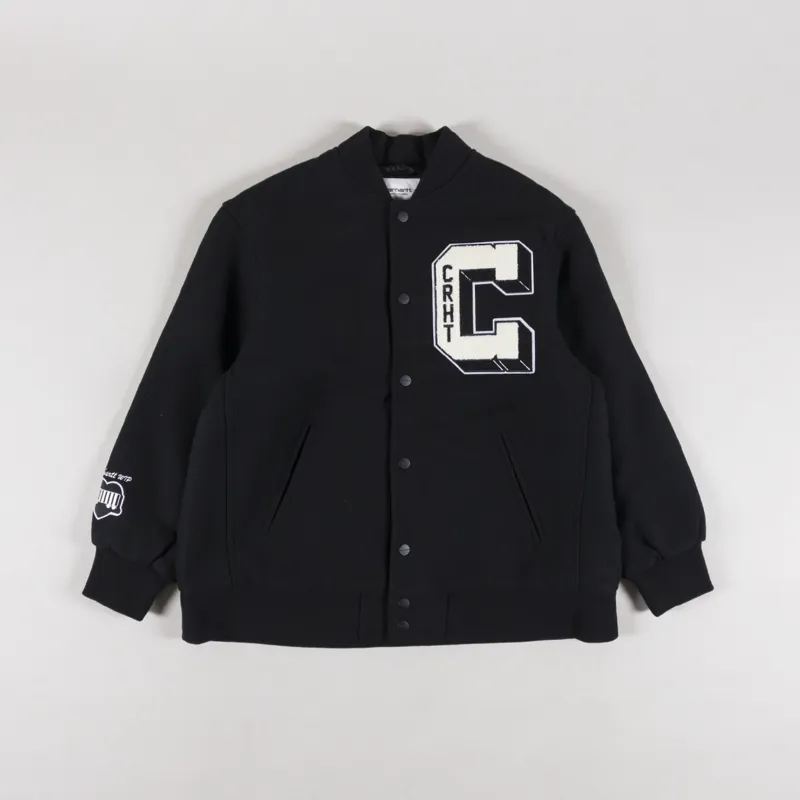 Carhartt WIP Womens Brown Ducks Jacket Black-4