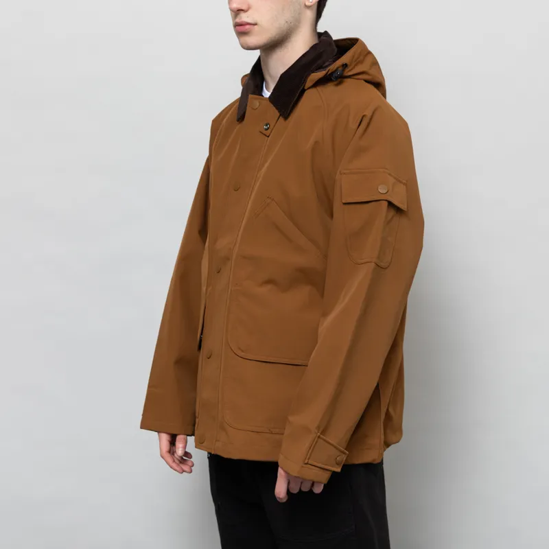 Carhartt WIP Clarton Jacket Hamilton Brown Tobacco-1