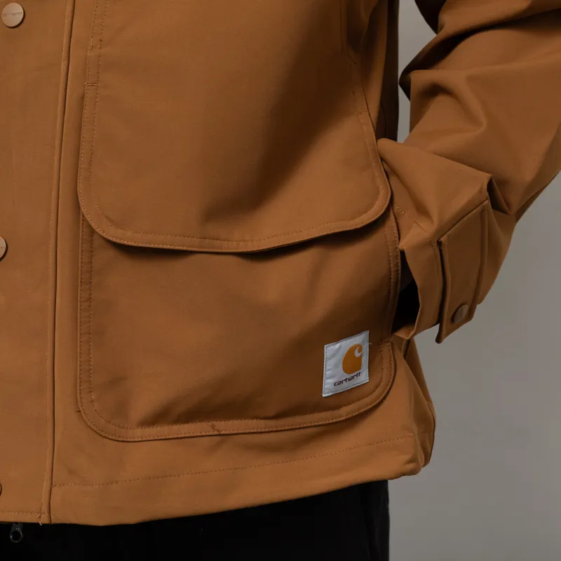 Carhartt WIP Clarton Jacket Hamilton Brown Tobacco-11