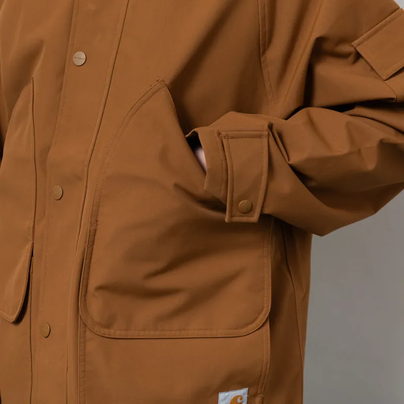 Carhartt WIP Clarton Jacket Hamilton Brown Tobacco-10