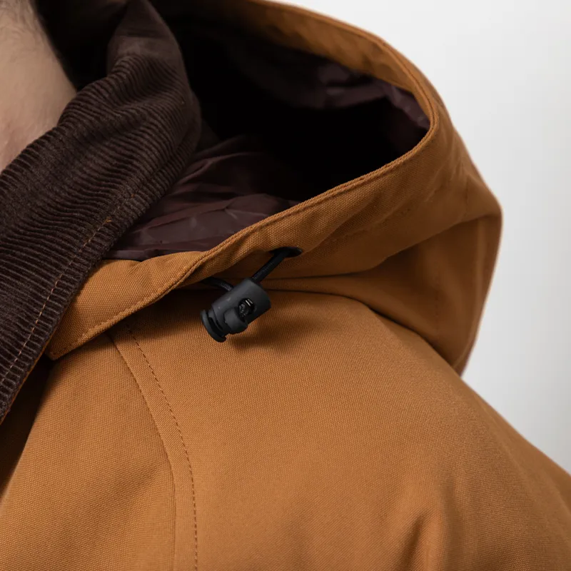 Carhartt WIP Clarton Jacket Hamilton Brown Tobacco-9