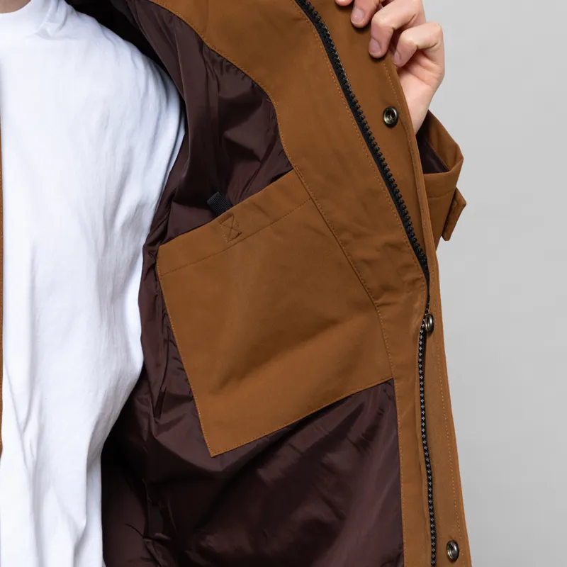 Carhartt WIP Clarton Jacket Hamilton Brown Tobacco-6