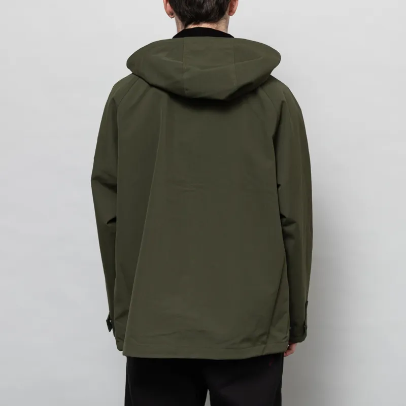 Carhartt WIP Clarton Jacket Office Green Black-3