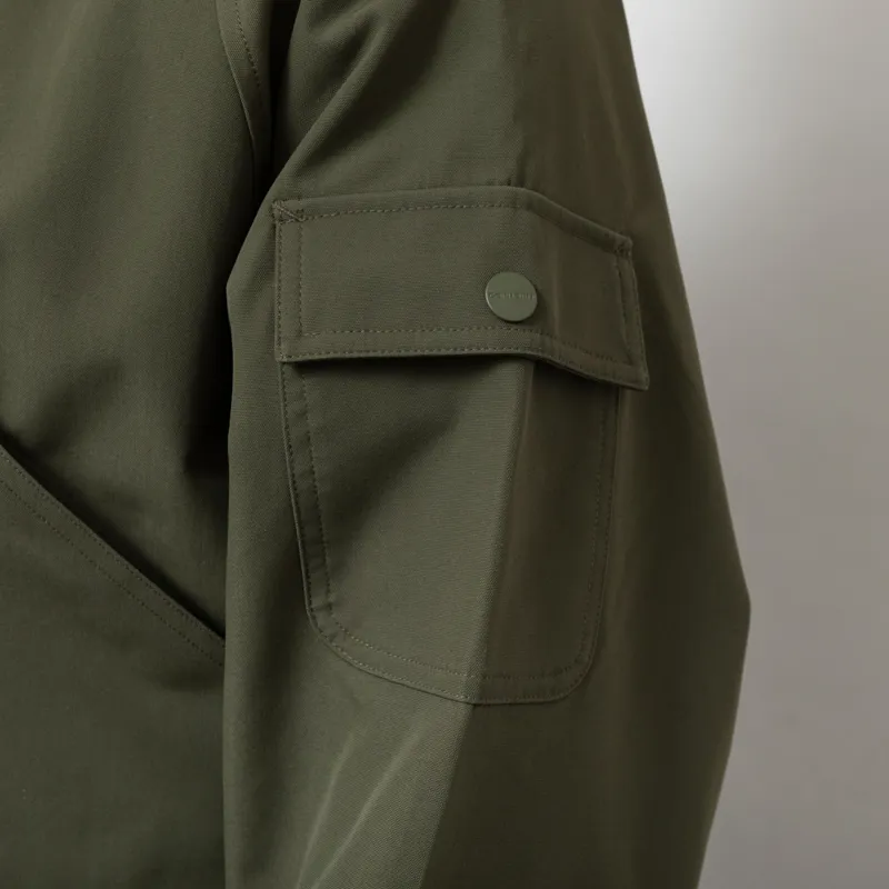 Carhartt WIP Clarton Jacket Office Green Black-12