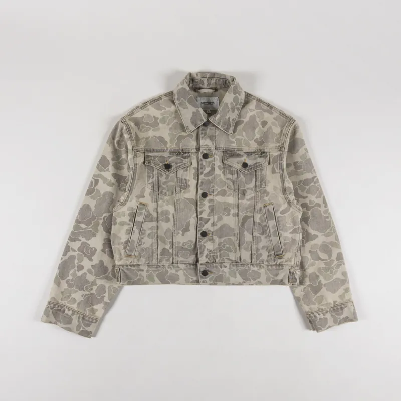 Carhartt WIP Womens Duck Orell Jacket Camo Duck Bleached-4