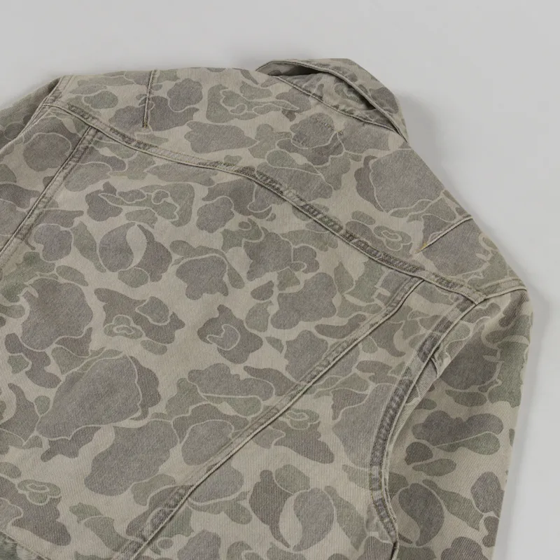 Carhartt WIP Womens Duck Orell Jacket Camo Duck Bleached-9