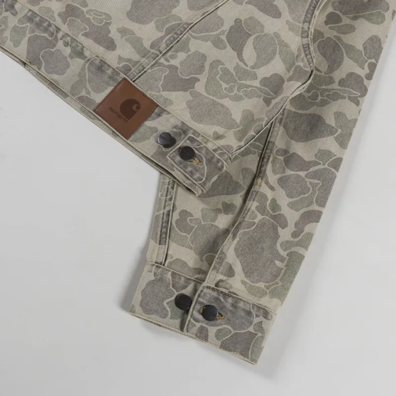 Carhartt WIP Womens Duck Orell Jacket Camo Duck Bleached-11