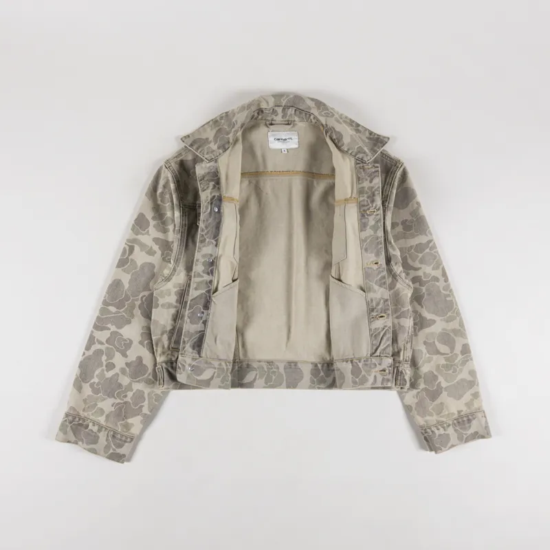 Carhartt WIP Womens Duck Orell Jacket Camo Duck Bleached-5
