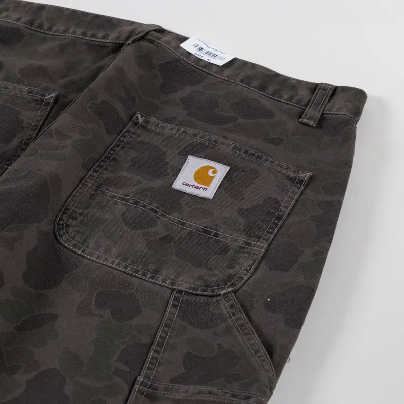 Carhartt WIP Duck Single Knee Pants Camo Green Porphyry-7