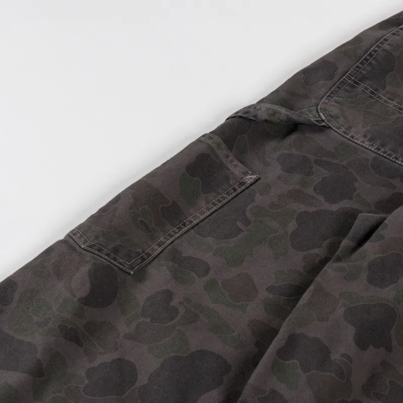Carhartt WIP Duck Single Knee Pants Camo Green Porphyry-9