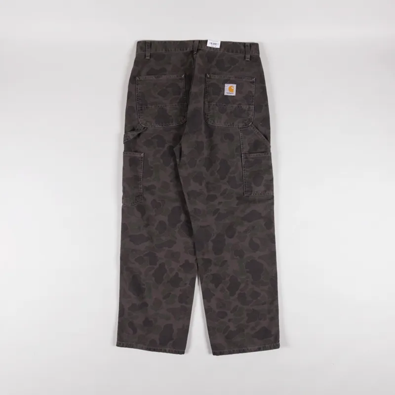 Carhartt WIP Duck Single Knee Pants Camo Green Porphyry