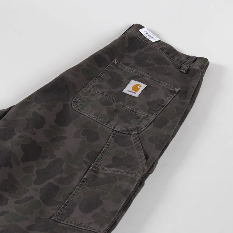 Carhartt WIP Duck Single Knee Pants Camo Green Porphyry-5