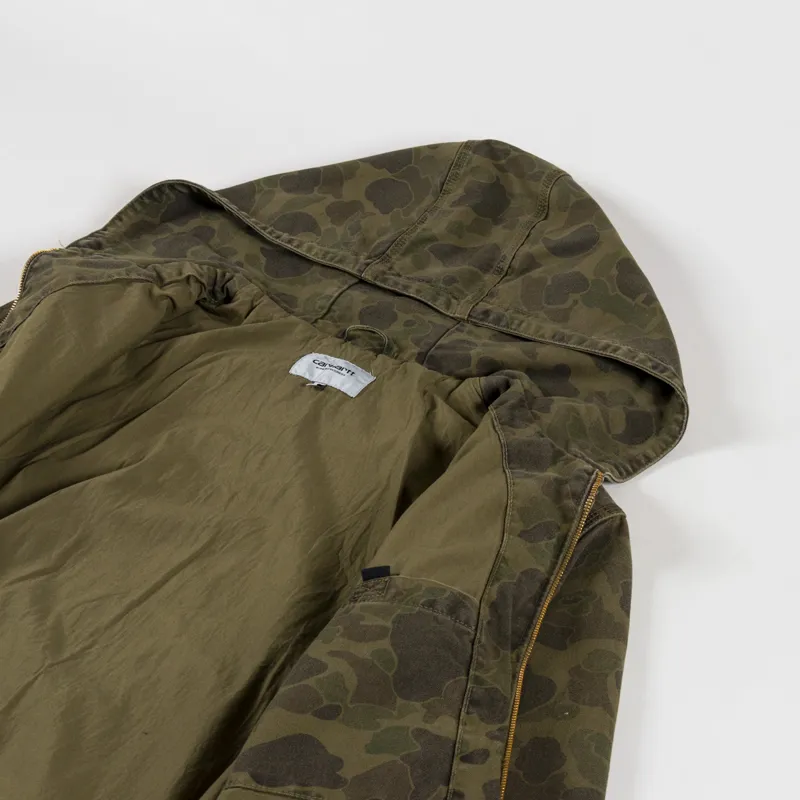 Carhartt WIP Duck Active Jacket Camo Duck Green Office Green-4