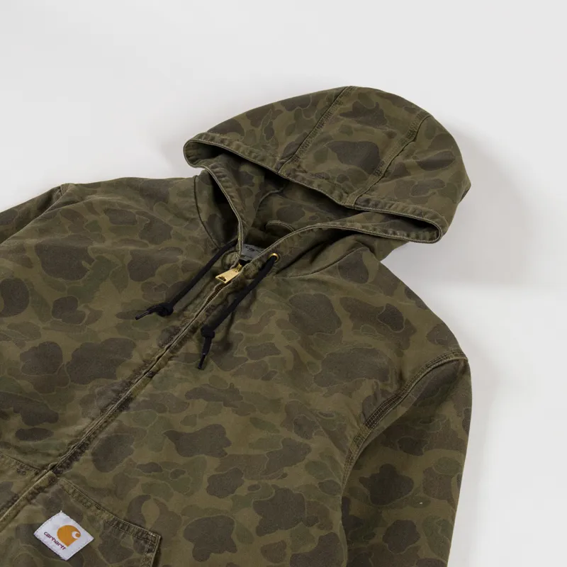 Carhartt WIP Duck Active Jacket Camo Duck Green Office Green-3