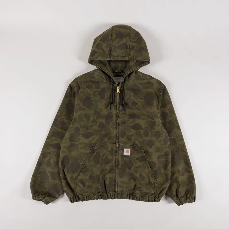 Carhartt WIP Duck Active Jacket Camo Duck Green Office Green