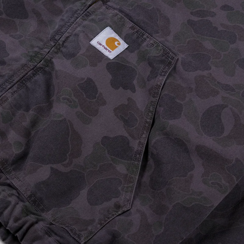 Carhartt WIP Duck Active Jacket Camo Duck Green Graphite-5