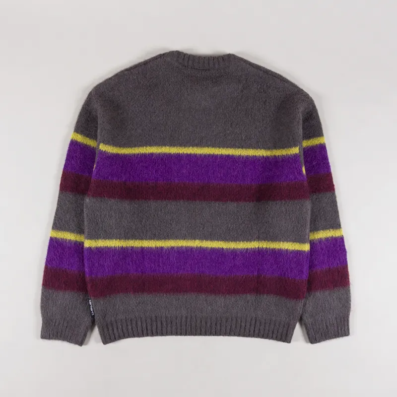 Carhartt WIP Merton Sweater Sundling Stripe Aura-1