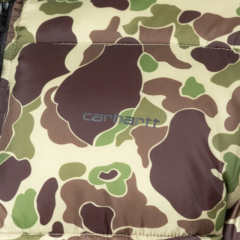 Carhartt WIP Toronto Jacket Camo Green Black-13