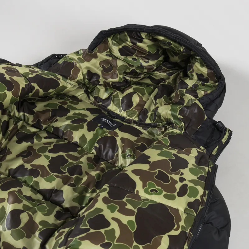 Carhartt WIP Toronto Jacket Black Camo Duck Green-4