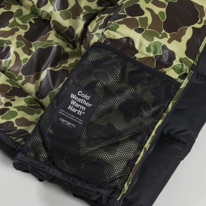 Carhartt WIP Toronto Jacket Black Camo Duck Green-6