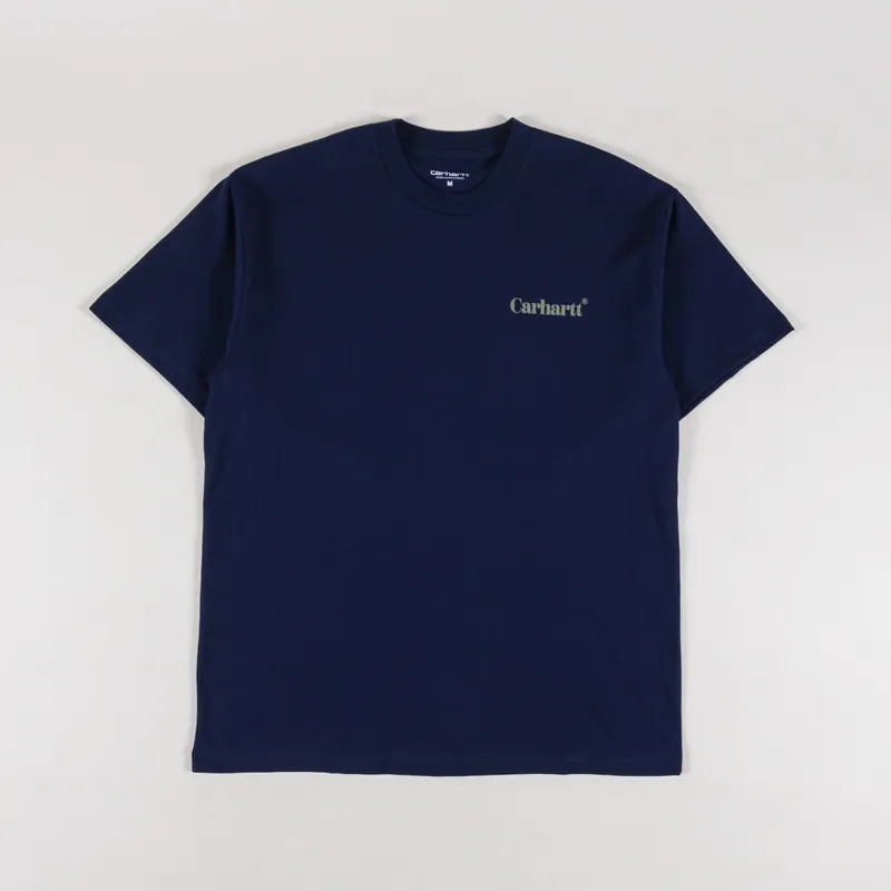 Carhartt WIP Fold Duck T Shirt Air Force Blue-1