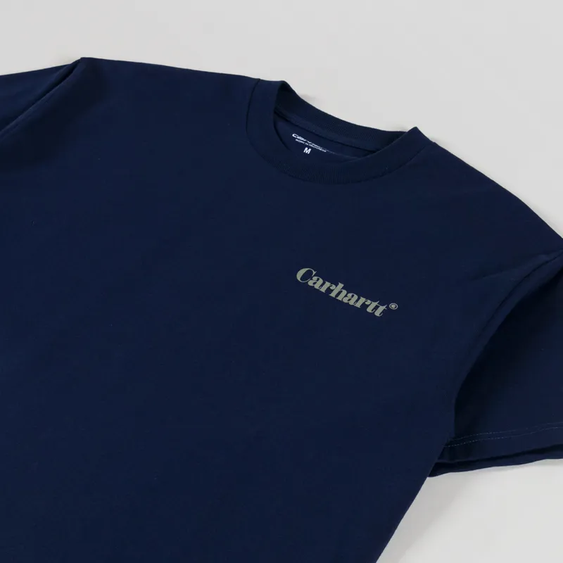 Carhartt WIP Fold Duck T Shirt Air Force Blue-3