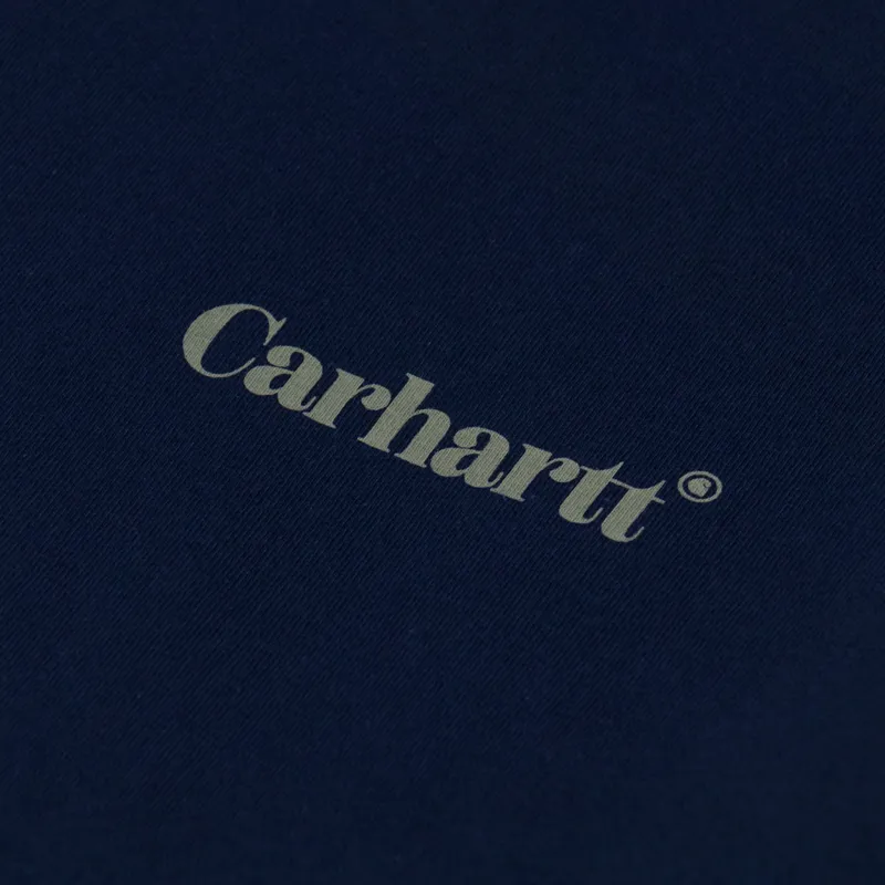 Carhartt WIP Fold Duck T Shirt Air Force Blue-5