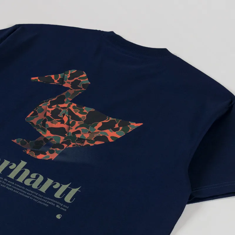 Carhartt WIP Fold Duck T Shirt Air Force Blue-2
