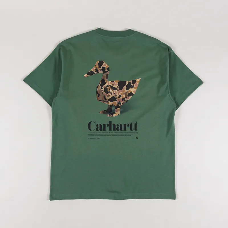 Carhartt WIP Fold Duck T Shirt Duck Green