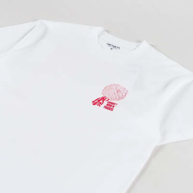 Carhartt WIP Chrysanthemum T Shirt White-3