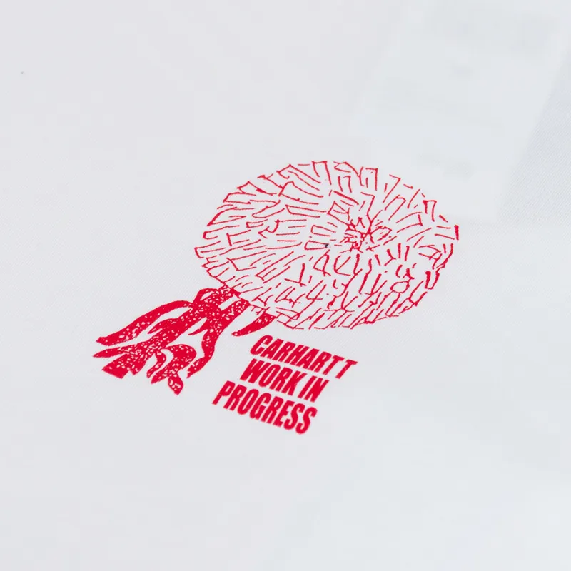 Carhartt WIP Chrysanthemum T Shirt White-5